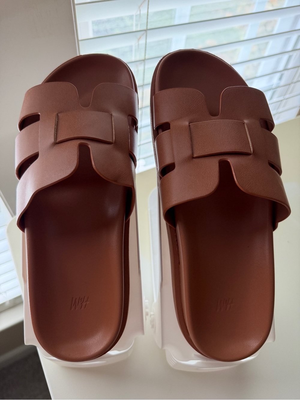 H&M Brown Women's Slide Sandals